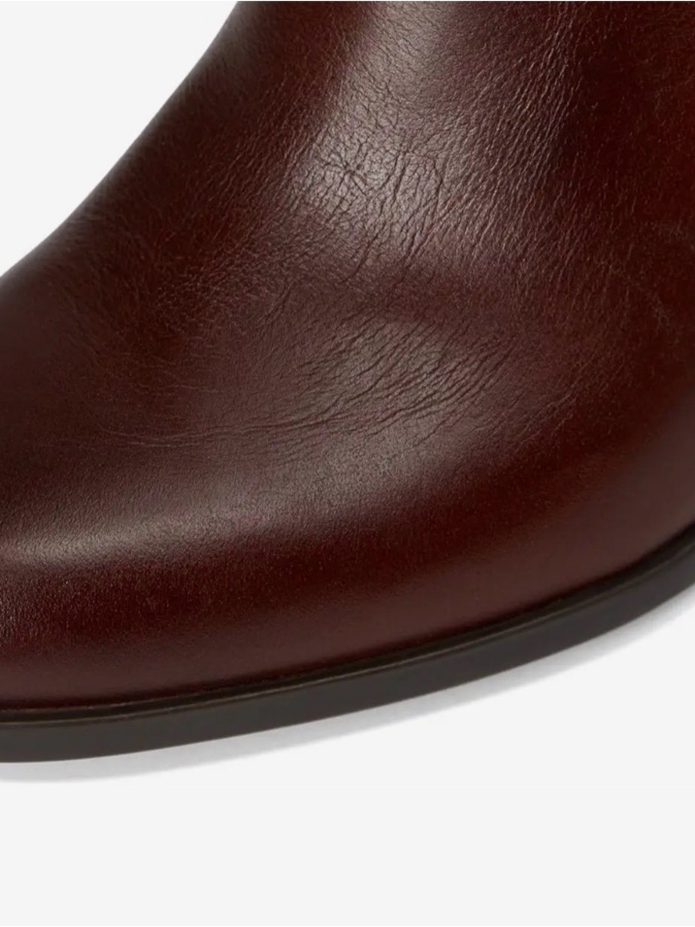 Born Kalie Leather Booties Sz 7 New Boubon Brown - Picture 7 of 8